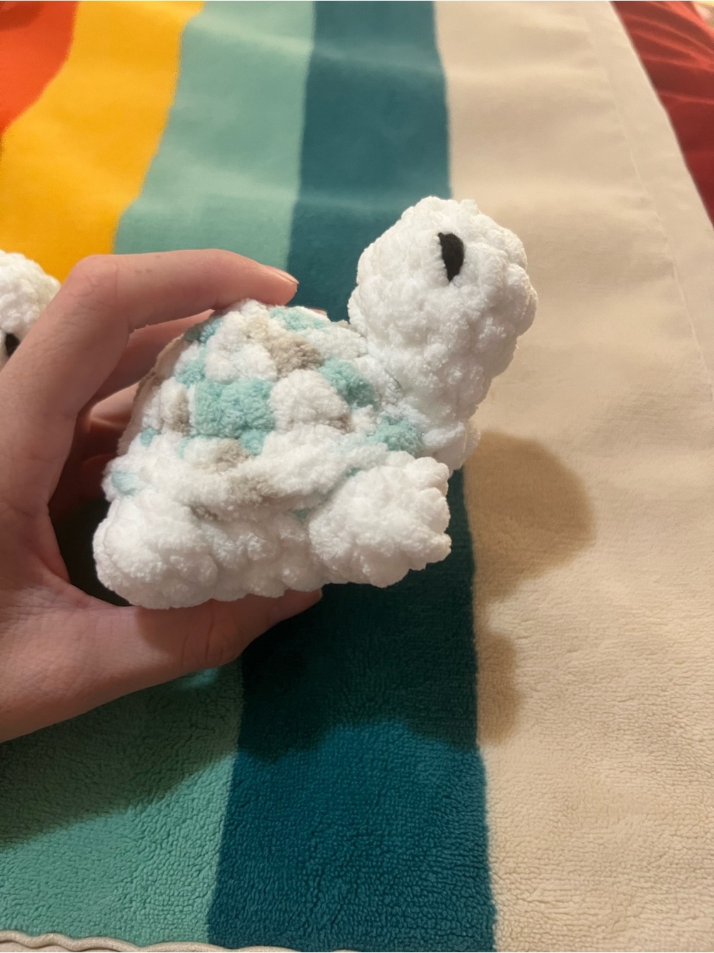 Plush Crocheted Turtle 🐢 - Picture 2 of 8